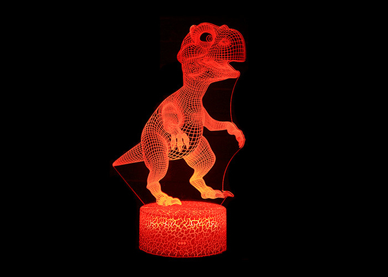 Lumière acrylique de nuit de lampe d'illusion optique du rendement élevé 3D pour le salon