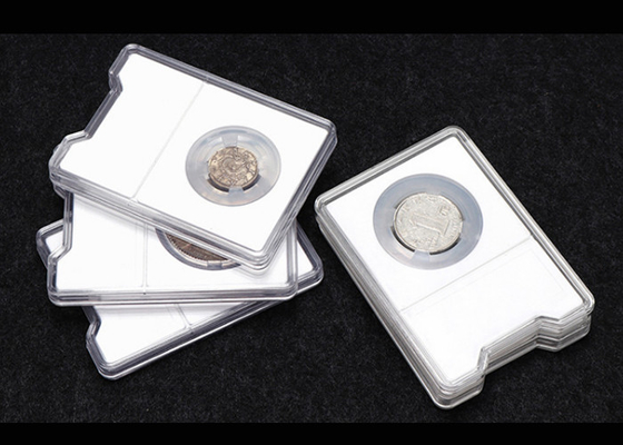 Les petites boîtes de présentation de cadeau dégagent la résistance à l'impact en plastique de boîte de présentation de pièce de monnaie