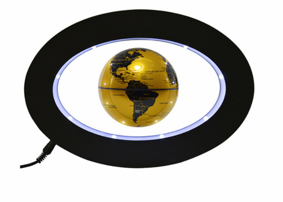 C.A. de flottement luminescent 12V 1000mA de carte du monde de globe de lévitation magnétique de LED