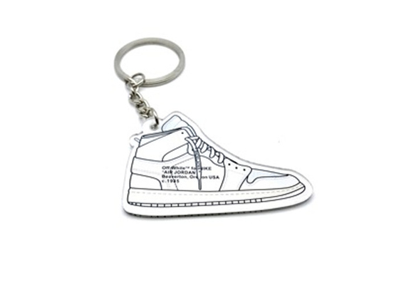 Bonne dureté de Keychain coupée par laser de porte-clés acryliques faits sur commande acryliques d'article de décoration
