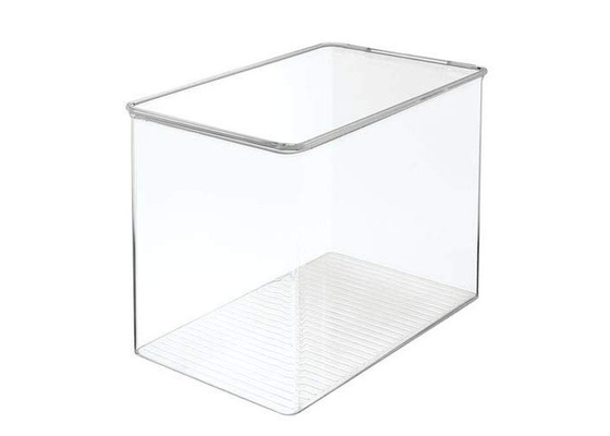 Résistance à l'impact acrylique claire recyclable de boîtes de présentation pour des talons hauts, sandales
