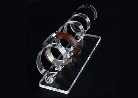 Haut poids léger acrylique transparent de présentoir de montre taille de 12,5 x de 5,8 x de 1cm