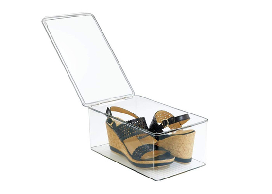 Vitrine acrylique de partie supérieure du comptoir de magasins, vitrine acrylique de chaussure d'espace libre