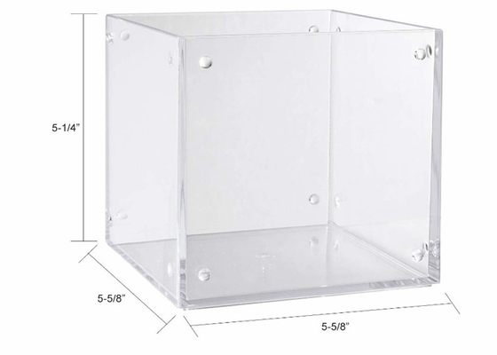 Boîte de rangement acrylique claire cosmétique acrylique durable d'organisateur de cosmétiques de présentoir