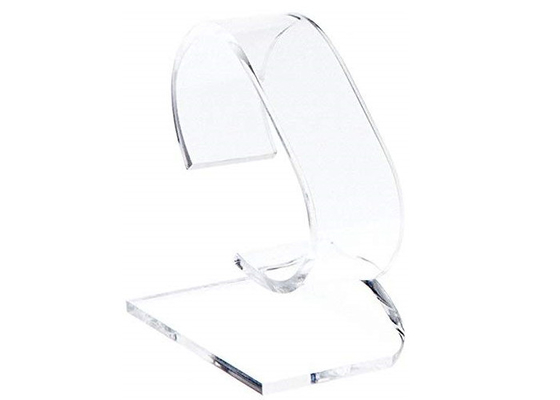 Acryliques clairs de Plymor choisissent le support de support de présentoirs de montre