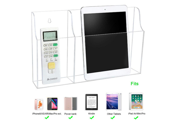 Support acrylique fixé au mur de support de téléphone de Ccell de présentoir de téléphone portable
