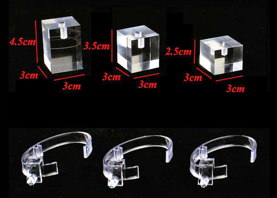Hommes/appui verticaux acryliques d'étagère de parenthèse de montre-bracelet de présentoir montre de Wowen
