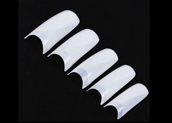 Le clou faux français de Dix tailles différentes incline le demi matériel d'acrylique de clous