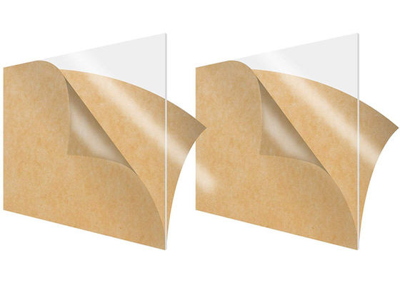 Papier stratifié 1/4&quot; d'affichage acrylique de feuille de fonte X 24&quot; X 48&quot; transparent clair