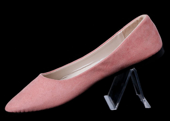 Magasin acrylique multifonctionnel de support d'étagère de support de chaussure de forme de v de présentoir de chaussure