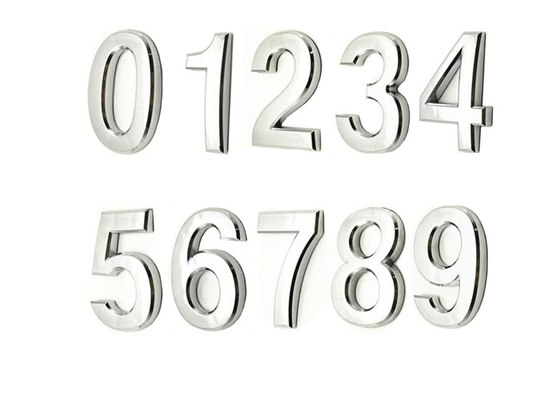 0 - 9 autocollants de nombre d'adresse de porte pour le modèle de hausse d'appartement de boîte aux lettres