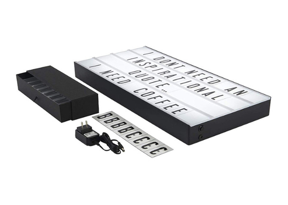 Couleur de Lightbox de cinéma personnalisée par chapiteau changeant avec 160 nombres de lettres