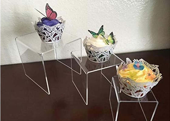 Funko POP figure les canalisations verticales acryliques d'affichage pour, support carré acrylique clair de gâteau