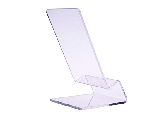 Non support acrylique transparent de téléphone portable de téléphone de glissement de support acrylique d'affichage