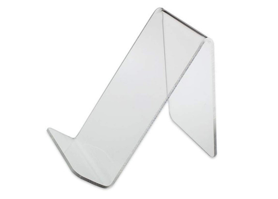 Petits présentoirs acryliques de support en plastique durable de téléphone portable écologiques