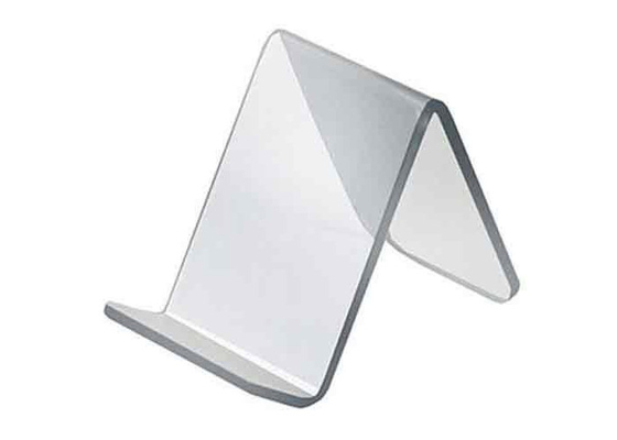 Petits présentoirs acryliques de support en plastique durable de téléphone portable écologiques