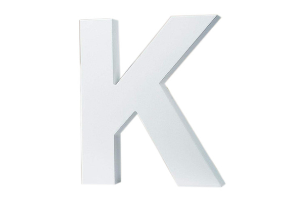 Les lettres acryliques de 7 pouces 3D LED allument la boîte de lettre d'Aphabet pour la maison de maison de mur