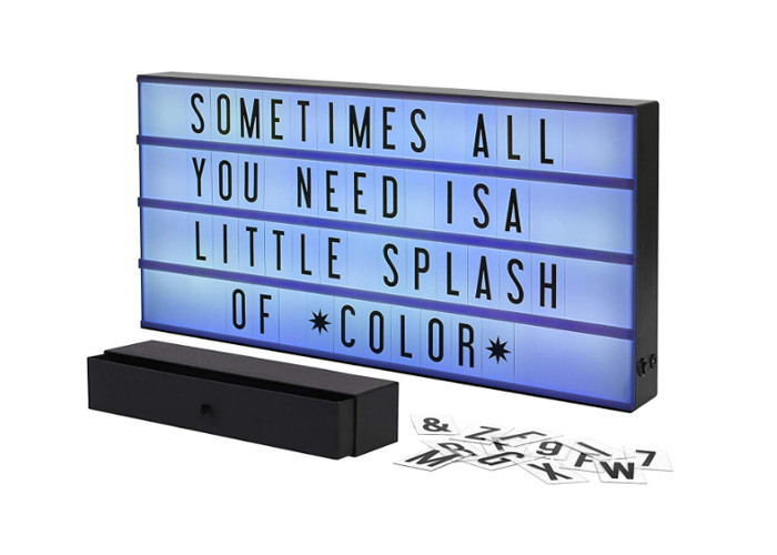 Couleur de Lightbox de cinéma personnalisée par chapiteau changeant avec 160 nombres de lettres